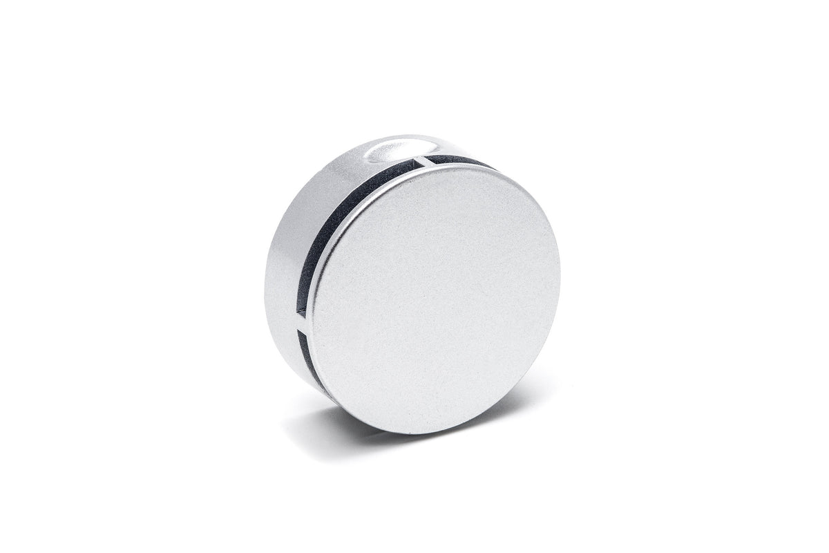Dampfauslass Silber rund